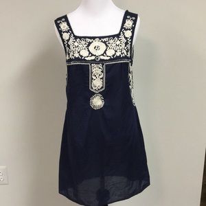Tory Burch Amira Embroidered Swimsuit Cover Up